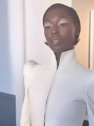 Her. @jodiesmith for @comic_con for TRON Ares. , #MakeupByMoi, Hair:  @theonlycm123 , Style: @luxurylaw