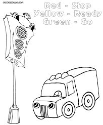 32 stop light coloring page. Traffic Light Coloring Page Coloring Home