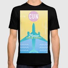 Airports of mexico have international codes of iata and icao. Cun Cancun Mexico Airport Code T Shirt By Printscenter Society6