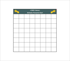 behavior chart template 12 free sample example format