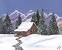 Cabin Paintings In The Mountains