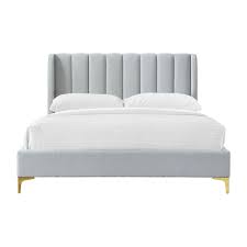 life interiors georgia fabric queen bed light grey modern furniture buy your bedroom online or in store bed lights headboards for beds bed