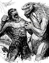 And you can freely use images for your personal blog! King Kong Vs Godzilla Another Sketch In Stephen Bissette S Sold Art Gallery Nfs Comic Art Gallery Room