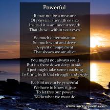 Inspirational Poem About Being Powerful Inspirational Poems Poetry Books Poems