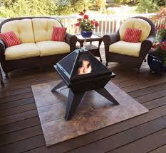 Deck Protect Fire Pit Pad Outdoor Diy Deck Fire Pit Fire Pit Deck Protector Fire Pit Designs