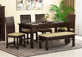 Measuring 84 inches long, the table can seat eight to ten people. 6 Seater Dining Table Set Buy Dining Table Set 6 Seater Upto 70 Off