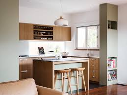 Melbourne Mid Century Kitchen Cabinets Midcentury With Living Upholstered Dining Side Chairs Bi Fold Window