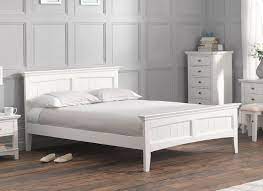 Pippa Bed Frame White White Double Bed Frame White Bed Frame White Wooden Bed