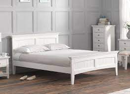 Buy online with free next day delivery available. Pippa Bed Frame White White Bed Frame White Wooden Bed White Double Bed Frame