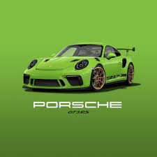 Porsche Gt3 Rs Viper Green Gt3 Rs Wheels In Satin Aurum Black Led Headlights Lightweight Privacy Glass Porsche Cars Porsche Gt3 Porsche
