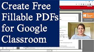 Google classroom stands out from other learning management systems or student information platforms as it combines all g suites tools in an intuitive interface for its users. Free Easy Fillable Pdfs For Google Classroom With Pdfescape And Luminpdf Youtube