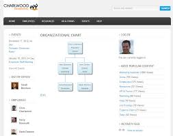 instant organization charts simple intranet