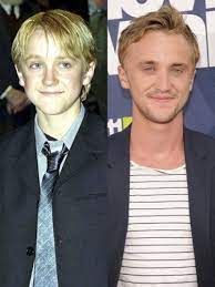 Draco Malfoy Tom Felton Tom Felton Harry Potter Then And Now Pictures