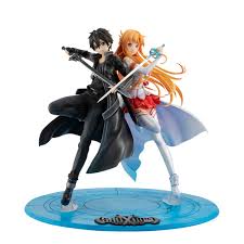 Sword art online kirito asuna. Sword Art Online Asuna Kirito Lucrea 1 7 Sao 10th Anniversary Megahouse Myfigurecollection Net