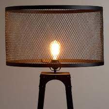 Maybe you would like to learn more about one of these? Riveted Floor Lamp Shade Industrial Lamp Shade Blue Glass Lamp Modern Lamp Shades