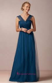 2016 Aegean Blue Tulle V Neck Ruffle Long Beach Bridesmaid Dresses Uk 68 64 Convertible Bridesmaid Dress Long Bridesmaid Dresses Bridesmaid Dresses