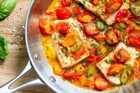 fish recipe in tomato basil sauce