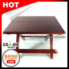 Kami juga menyediakan meja lipat portable untuk belajar, makan, pameran, dan untuk berjualan. Jual Meja Lipat Kayu Anak Meja Laptop Lipat Portable Jogja Mhsn01 Inkuiri Com