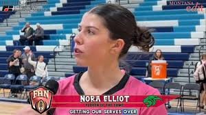 Hear from The FAN Show Player of the Game, @nora.elliot_ !, .,  @montanaeditofficial , @ericdirk.insurance , ., #montana #406 #greatfalls  #belgrade #panthers #playerofthegame #volleyball ...
