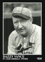 An amazing performance by Dazzy Vance vs. Cardinals