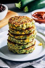Healthy Zucchini Corn Fritters Making Thyme For Health Recipe Vegan Recipes Recipes Healthy Zucchini