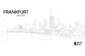 Free printable skyscraper coloring pages. Drawings Of Frankfurt Skyline Atlas