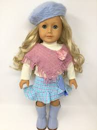 Your dolls hair doesn't even have to be curly to do these! American Girl Doll Curly Blonde Hair And Aqua Blue Eyes Americangirl Doll Clothes American Girl American Girl Doll American Girl