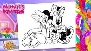 Maybe you would like to learn more about one of these? Coloring Minnie S Bow Toons Minnie Mouse And Daisy Duck Coloring Pages Coloring Book Youtube
