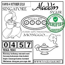 Prediksi Singapore 04 10 2018 Prediksi Togel Singapore Togel Togel Singapore Pengeluaran Sgp Data Sgp Syair Togel Asia Syair Togel Malam Ini Hoki Aladdin Rabu