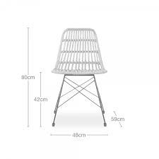 Mostly, our rattan sun loungers and chairs come with a seat pad or cushion for extra comfort. Set Of 2 Keelan Garden Rattan Chairs Natural Black Cult Furniture