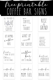 If something that is said is not printable, it is too rude or offensive to be included in a…. Free Printable Coffee Bar Signs Extreme Couponing Mom