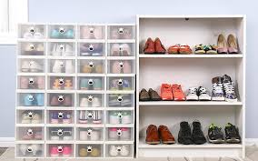 Make finding your shoes a piece of cake when you organize your footwear with our vista 2 drawer short tower. Best Shoe Storage Boxes How To Organize Your Closet For Under 20 Spy