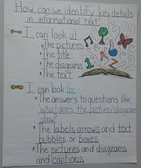 Identifying Key Details In Informational Text Anchor Chart