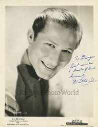 Walter Bloom jazz guitar player antique autographed signed photo