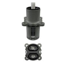 That said, many single handle faucets are sold with deckplates that will cover the left and right holes in a most pfister pull out and most pull down faucets are sold with a smaller single hole deckplate to accommodate 1. Price Pfister Single Lever Shower Ceramic Cartridge 46 4042 4 1 4 L Warren Pipe And Supply