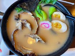 Finally made it to Takumi Sushi and 🤤🤤🤤. pork ramen (chose the tonkatsu  broth and requested it spicy)lunch sushi roll special: yellow tail  jalapeño, yellowtail scallion, and peppered tuna rolls, along with