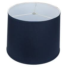 There are more shades of blue color than your image. Fenchelshades Com 16 In X 12 In Linen Navy Blue Empire Lamp Shade 14 16 12 W L Nav The Home Depot