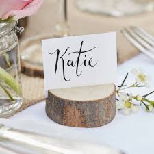 To add a background, head over to the background tab in the canva editor and choose from the selection of images ranging from abstract. Wooden Mini Log Wedding Place Card Holders Five Pack By Ginger Ray Notonthehighstreet Com