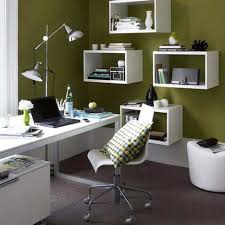 Thinking of turning a spare closet or nook into an office or craft room? More Bookshelves Green Home Offices Home Office Design Small Office Design
