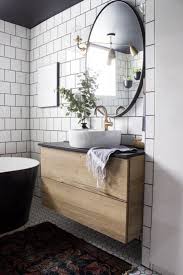 This bath hardware collection includes towel bars, toilet paper holders and towel hooks and. 25 Industrial Farmhouse Bathroom Reveal In 2019 Bathroom Ideas Modern Bathroom Industrial Farmhouse Bathroom Black Ceiling