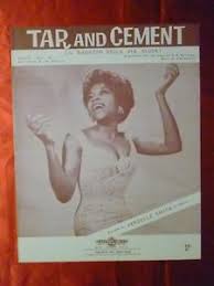Details About Tar And Cement Sheet Music 1966 Verdelle Smith Pop 38 Hit