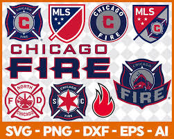 With a stylized 'c' letter in it's center and chicago and fire above and below it. Chicago Fire Chicago Fire Svg Chicago Fire By Luna Art Shop On
