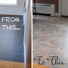 Did You Know That You Can Grout Peel And Stick Vinyl Tiles To Look Just Like Ceramic Tile You Can And Here S H Vinyl Flooring Ceramic Floor Ceramic Floor Tile