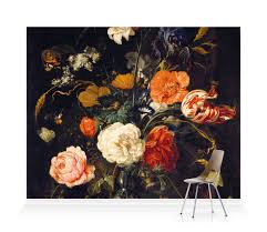 Flowers wallpaper iphone florals roses 46+ ideas for 2019. Floral Bouquet Painting Wallpaper Mural Surface View