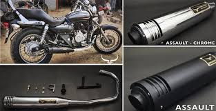 A 2011 model avenger modified into a custom bike. Bajaj Avenger Assault Barrel Exhaust Launched At Inr 5 999