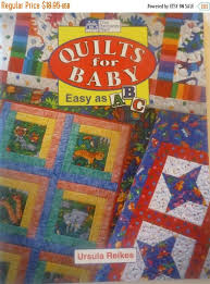 Sale Patterns Book Quot Quilts For Baby Quot Quilt Book Baby Quilts Easy As Abc Fast Shipping Bk151 Book Quilt Baby Quilts Quilts