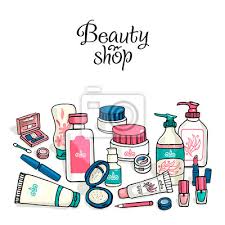 To revisit this article, visit my profile, thenview saved stories. Vector Hand Gezeichnet Vorlage Make Up Produkte Kosmetik Hintergrund Leinwandbilder Bilder Werbung Lidschatten Lotion Myloview De