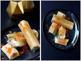 Cigares Au Saumon Fume Et Mascarpone Recette Saumon Saumon Fume Apperitif Dinatoire