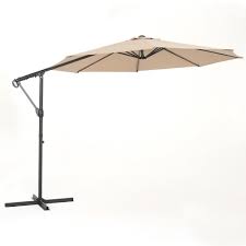 Noble House 11 5 Ft Steel Cantilever Tilt Patio Umbrella In Sand 12919 The Home Depot Patio Umbrella Noble House Offset Patio Umbrella