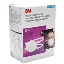 3m 8214 N95 Respirator With Valve Mfasco Health Safety